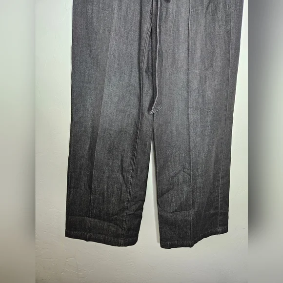 OAT New York Wide Leg Jean in Washed Black Size 26 - Picture 4 of 6